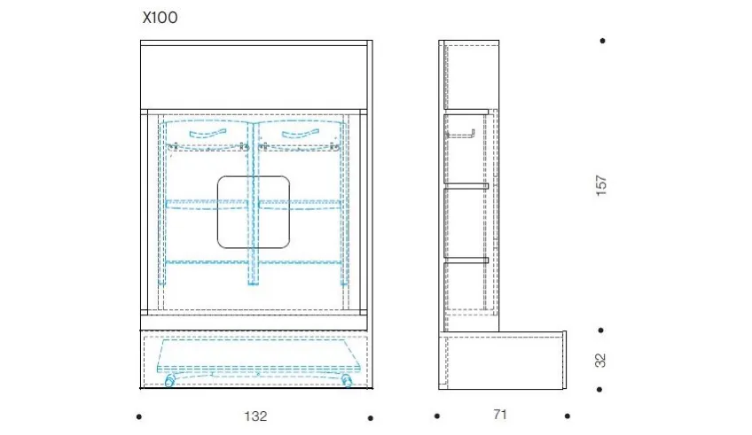 Porta tv tecnico