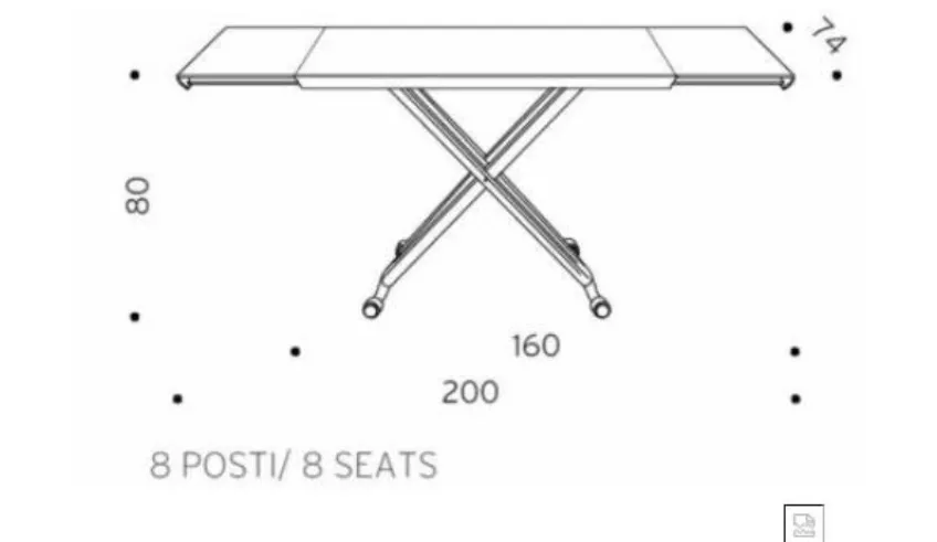 Tavolo Ozzio tecnico 2