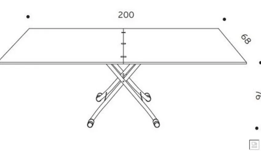 Tavolo Ozzio tecnico 2